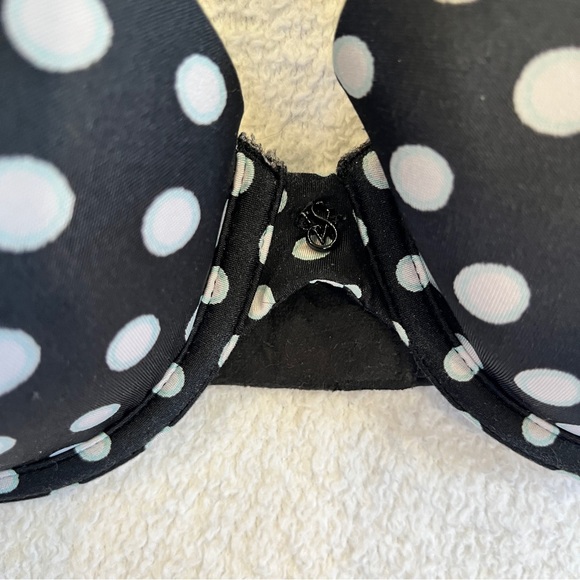 SOLD✖️Victoria’s Secret Sexy Little Things Push Up Bra Size 34C Polka Dot - Picture 2 of 10